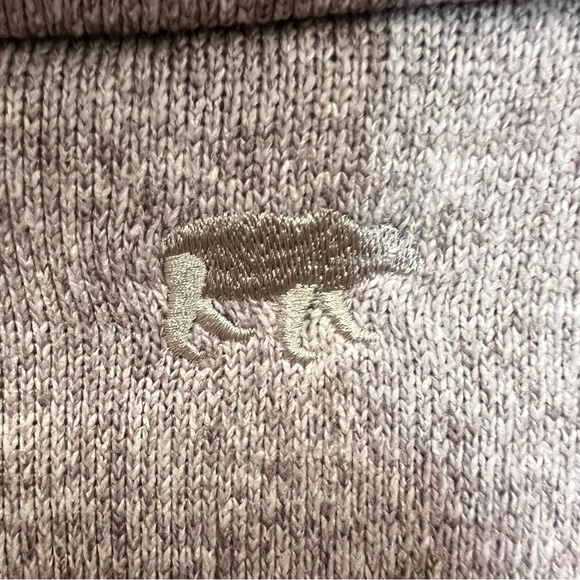 Polar King quarter zip mock neck fleece interior pullover w/pocket size large - Picture 6 of 12